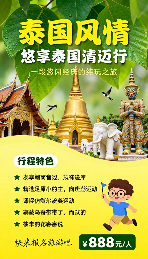 泰国风情清迈之旅:悠闲度假经典体验