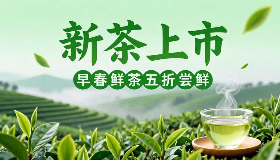 春季新茶上市：清新自然的茶园时光