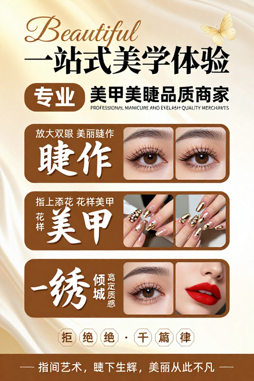 优雅奢华一站式美容美学体验海报