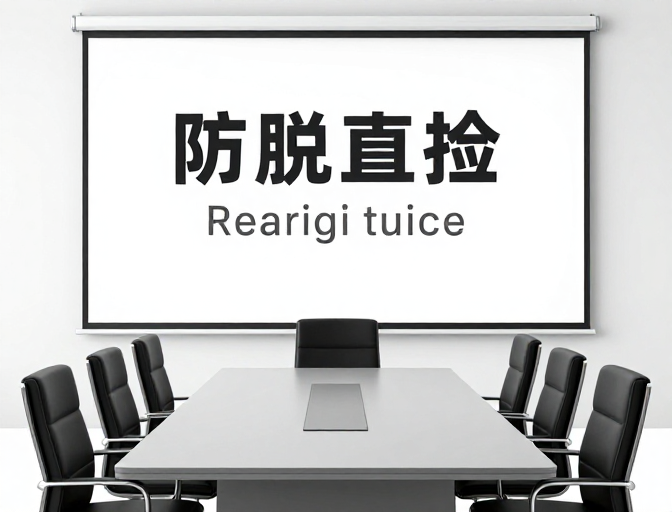 现代简约商务会议场景插画展示
