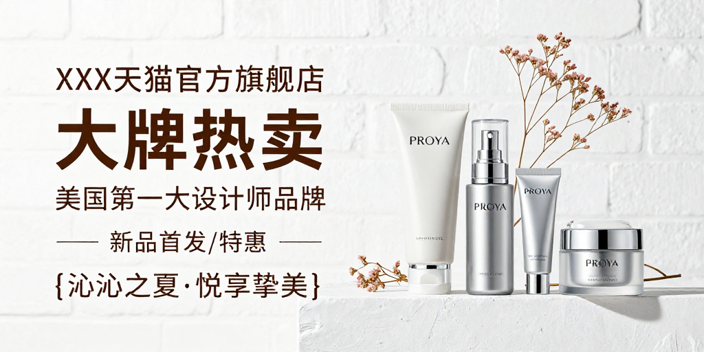清新高级感:PROYA美白系列新品首发广告
