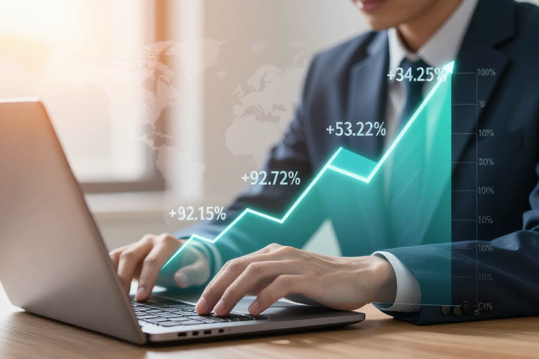 商务增长：金融数据可视化与全球视野