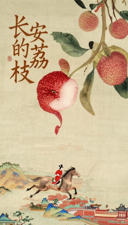 长安的荔枝:古风美人与千里江山图
