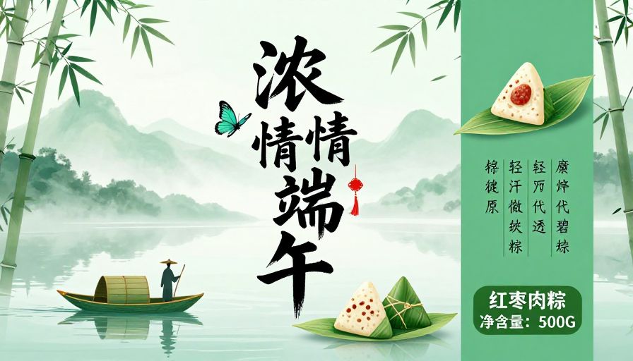 浓情端午 · 水墨国风海报