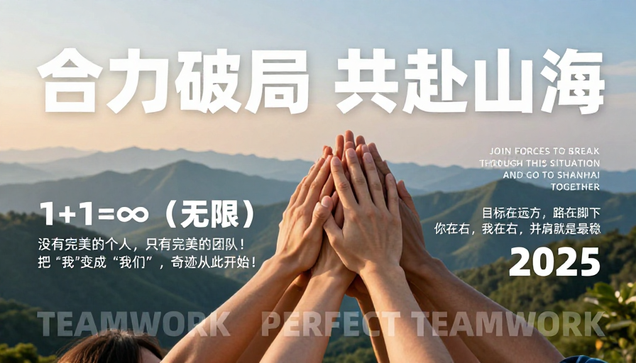 携手共进 合力破局：团队共赢未来愿景图