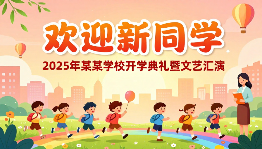 2025开学典礼暨文艺汇演:欢笑启航,共绘成长未来