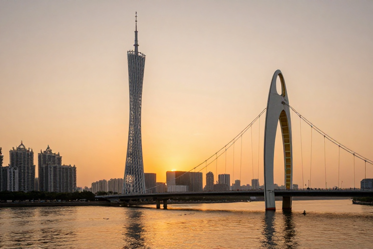 小蛮腰：珠江夕照中的现代羊城
