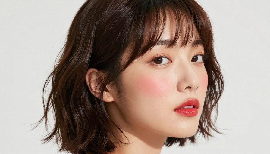 回眸侧影：温暖光影下的亚洲女性商业写真
