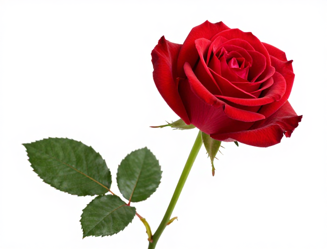 鲜红玫瑰绽放：高对比度摄影艺术