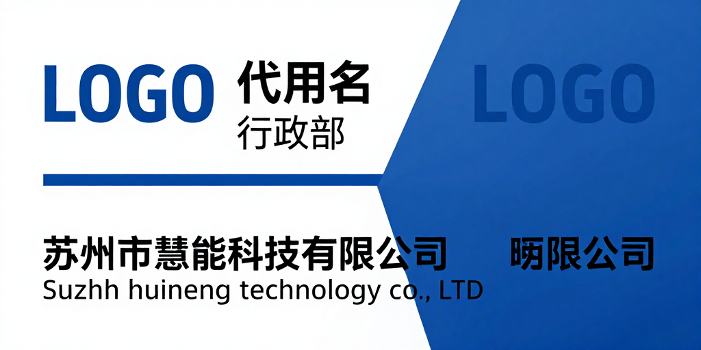 蓝白商务风企业信息海报：专业高效设计