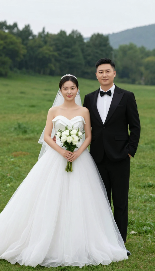 浪漫婚礼：经典婚纱照定格幸福瞬间