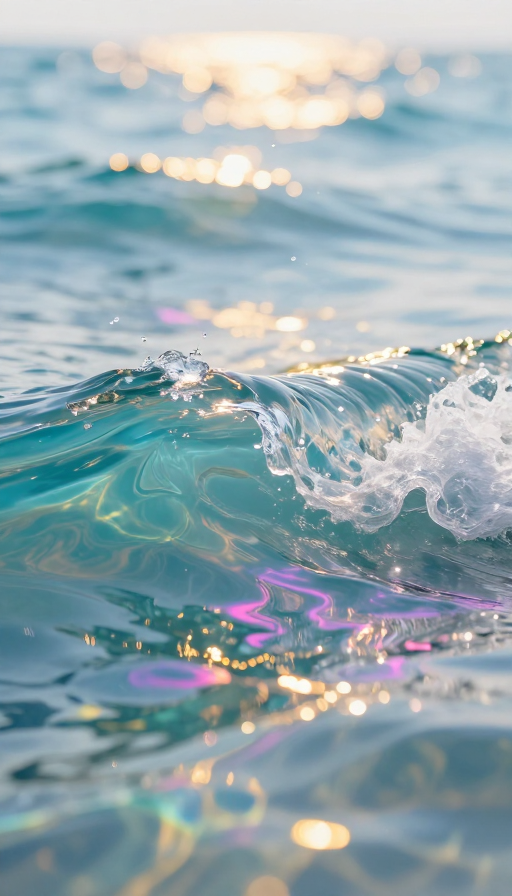 碧蓝海湾:光影交织的治愈瞬间