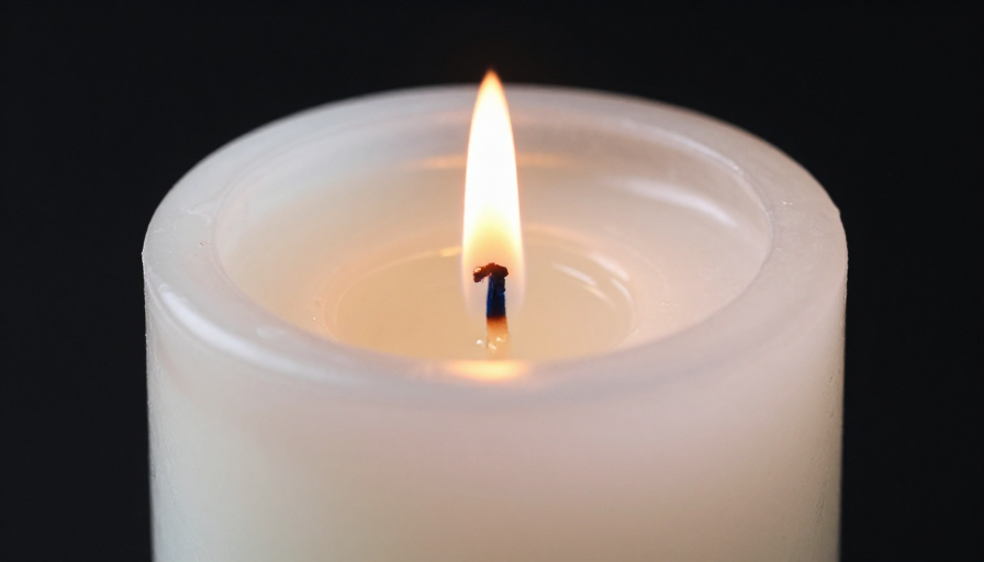 静谧烛光：温暖与宁静的象征