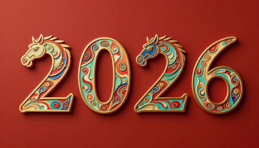 2026数字艺术:敦煌纹饰与马首书法的国风水彩渲染
