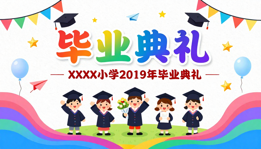 童趣彩虹毕业庆典：2019小学圆满礼