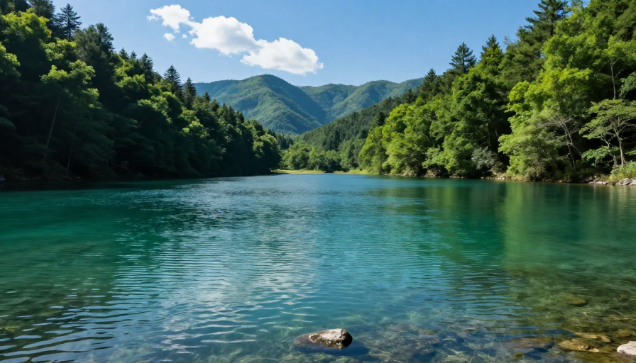 碧湖幽景:自然与生态交融的极致风光摄影