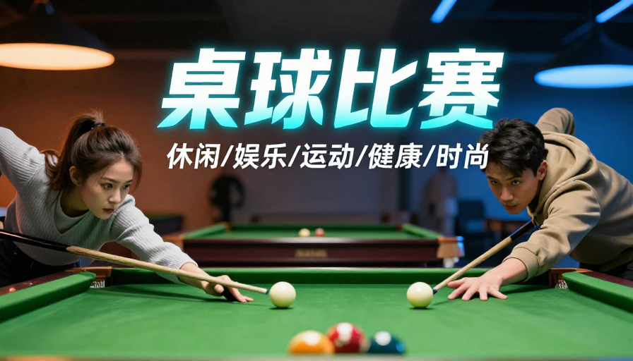 桌球盛宴:现代动感竞技风采展示