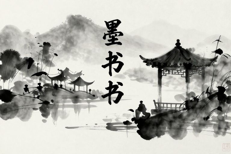 墨韵书香:水墨意境下的古典书房