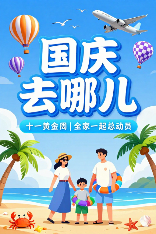 国庆全家出游!十一黄金周欢乐海滩之旅