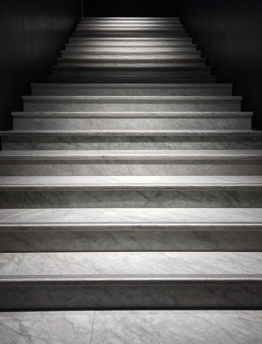 幽光石阶：深邃光影下的神秘之旅