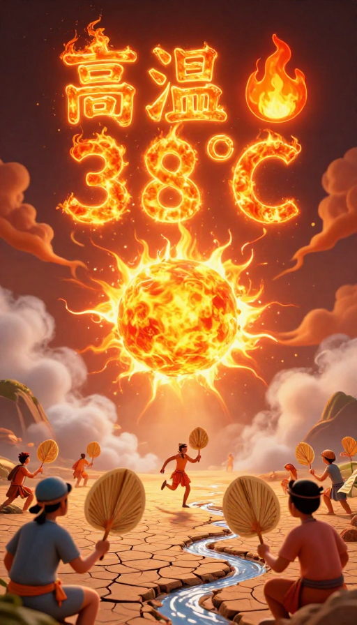 后羿遗落小太阳,酷热38°C灼烤人间