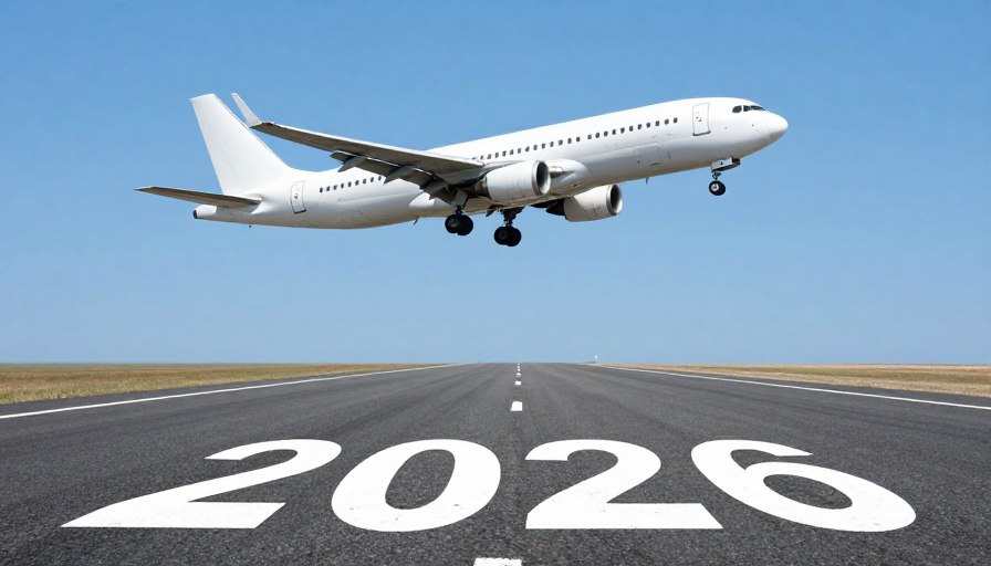 2026年商务飞行愿景：蓝天与数字的简约融合