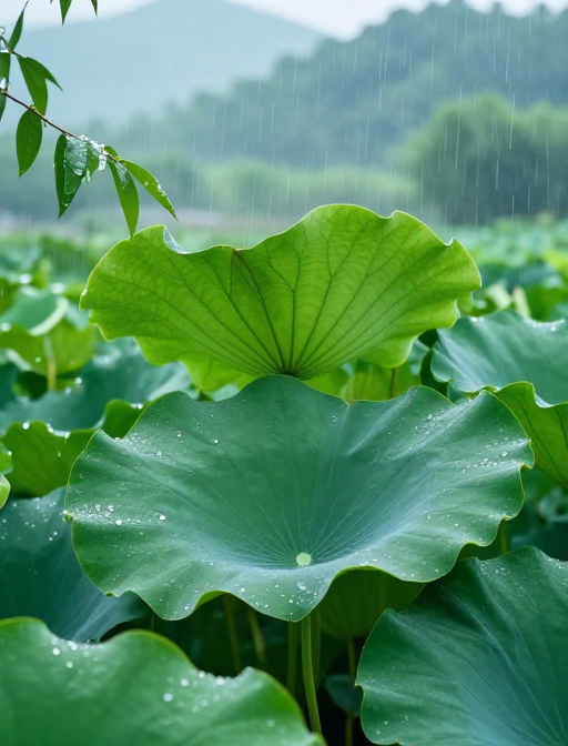 雨润翠荷·光影山水——高清自然摄影