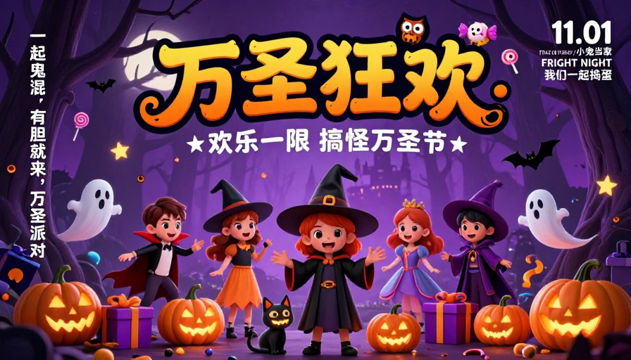 梦幻万圣狂欢：童话与节日的欢乐庆典