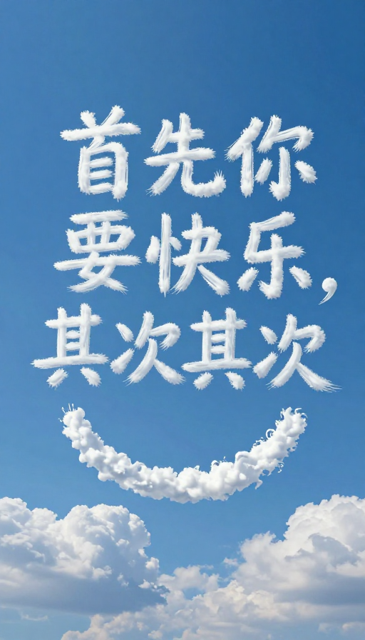 云绘笑脸：自然书法的欢乐启示