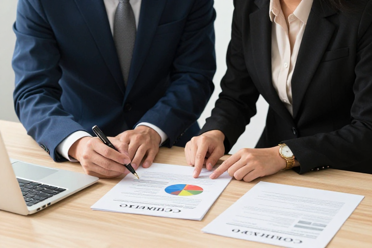 商务签约时刻：专业文件审阅场景