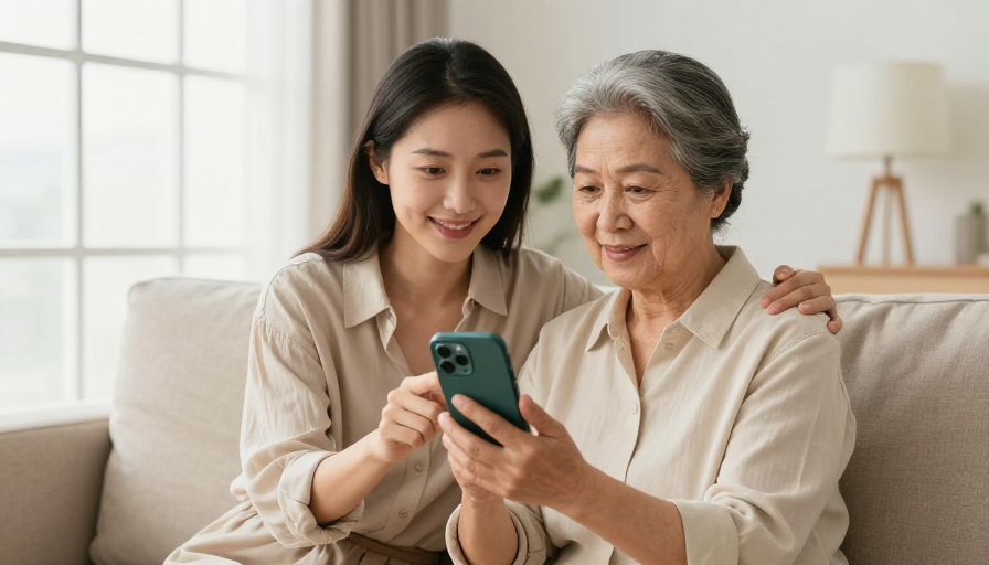 两代人的温情相拥：家庭亲情广告