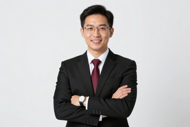 亚洲商务精英肖像 专业自信企业形象展示