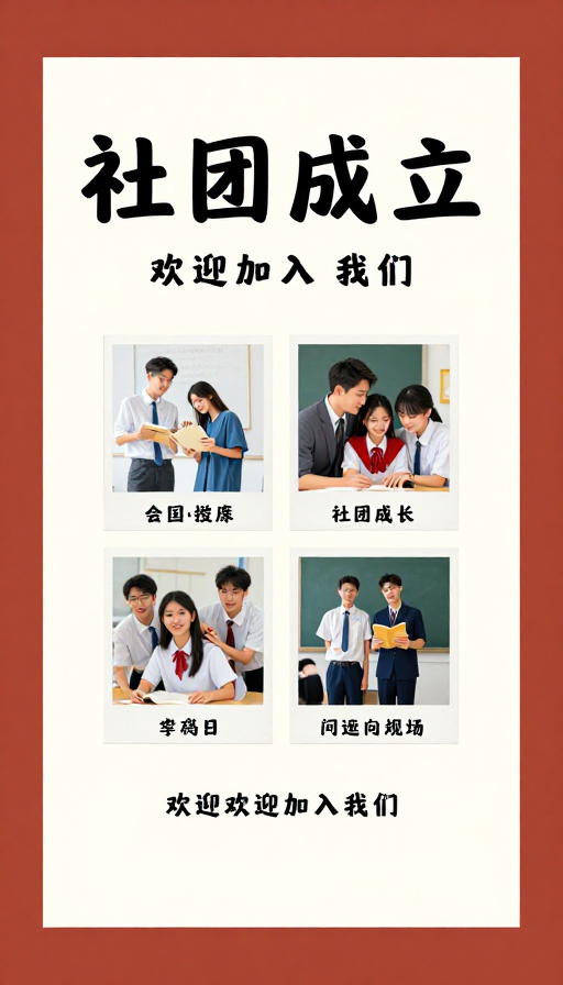社团成立庆典：加入我们，共筑未来！