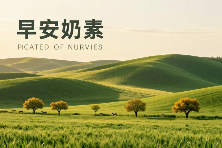 极简自然之美:治愈田园风光海报