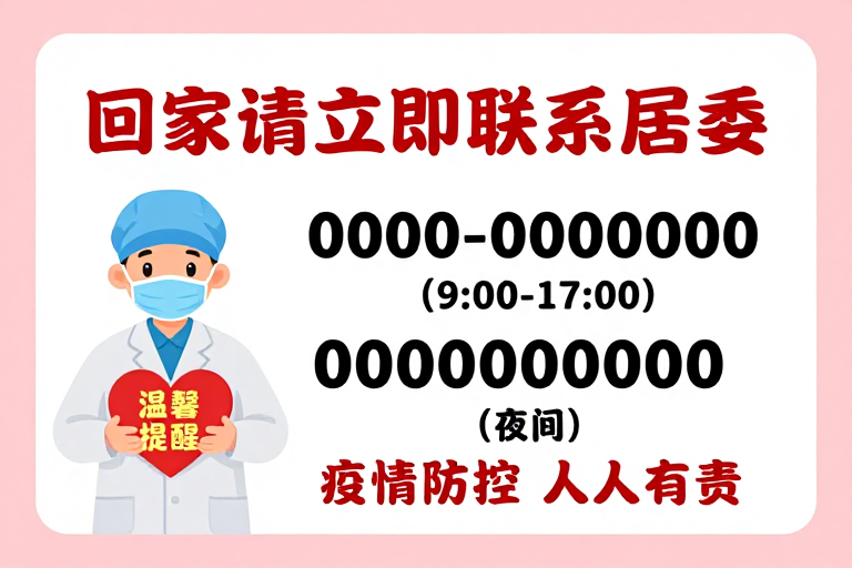 温情守护:居家防疫联络指南