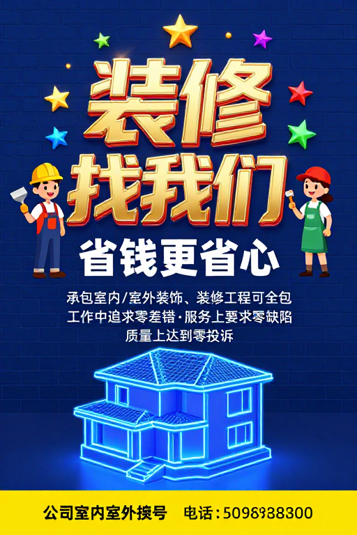 装修找我们 现代专业设计 打造品质空间