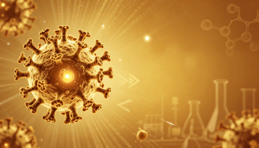 金色科技病毒微观结构:未来生物医学视觉