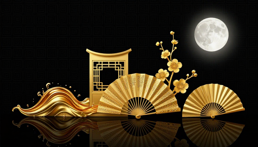 黑金新中式美学：古典意象与奢华质感