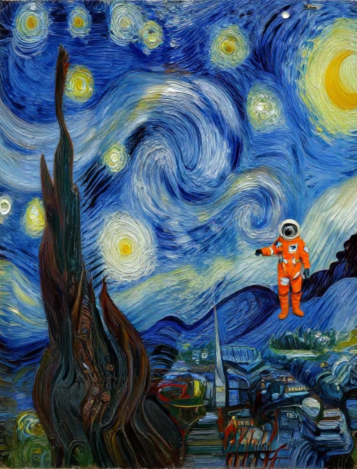 梵高星空探索者：厚涂宇宙交响