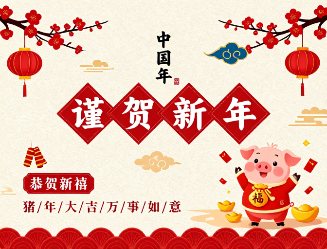 中国风新年贺岁海报