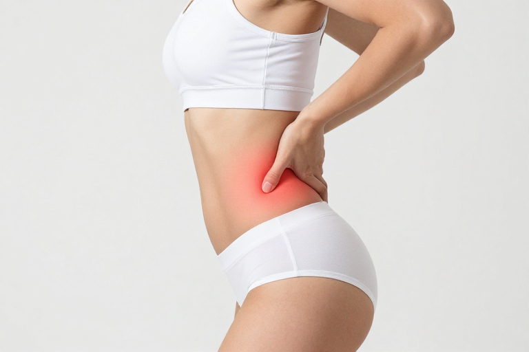 女性腰部疼痛护理：专业摄影呈现健康解决方案