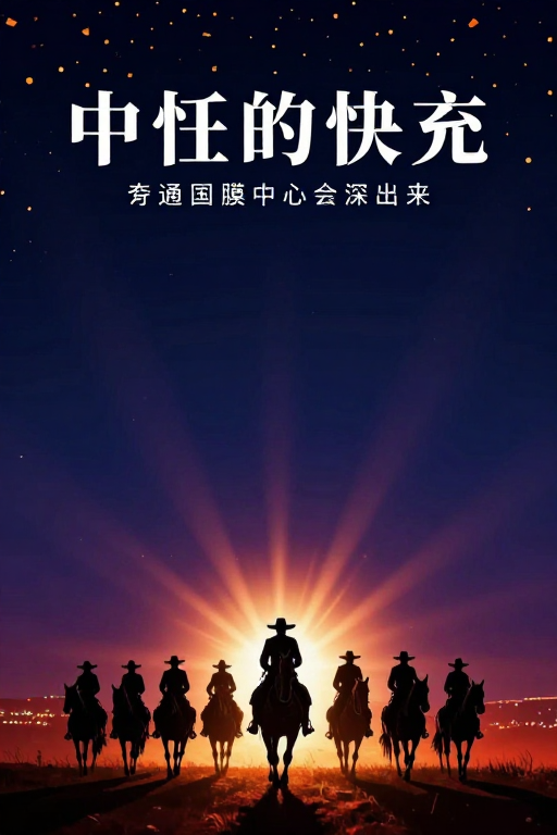 西部史诗:牛仔剪影与星河交响