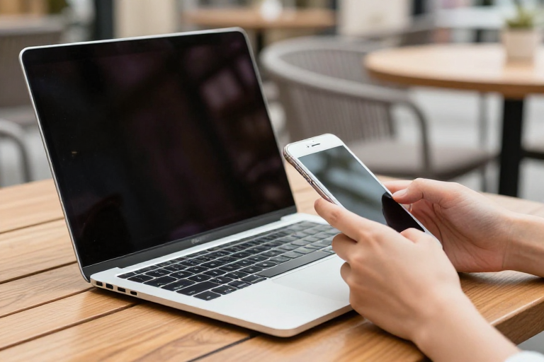 银屏静默中女手轻触未来