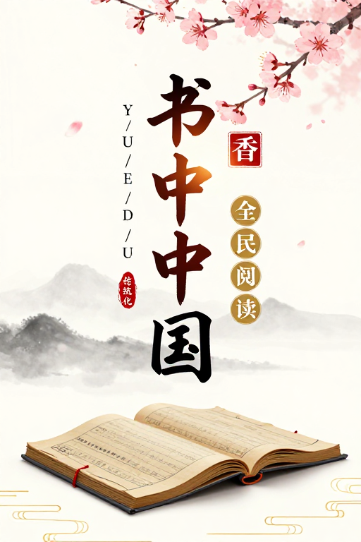 中国风书香海报:水墨意境与传统文化之美