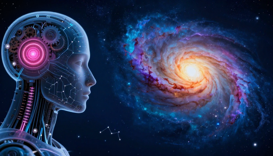 机械星辰：未来科幻宇宙的诗意交融