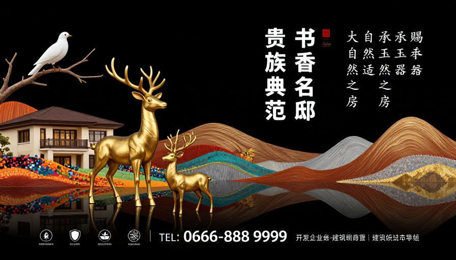 黑金轻奢新中式豪宅·贵族书香理想居