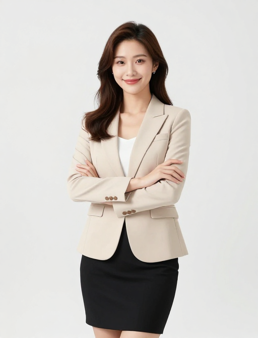 职场女性自信风采：商务造型高清摄影
