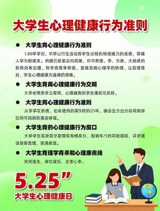 大学生心理健康行为准则:守护心灵成长