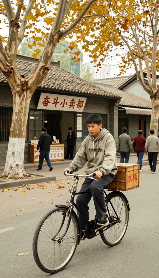 八十年代怀旧老街：旧时光里的奋斗小卖部与光感