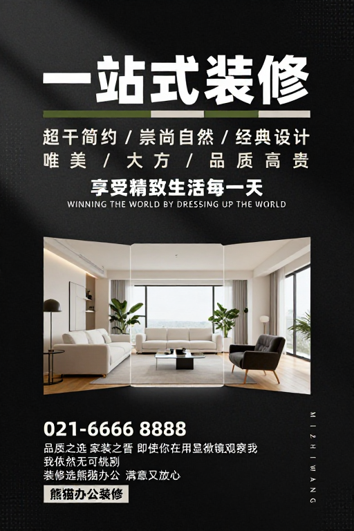 高端简约一站式装修，打造现代生活美学空间